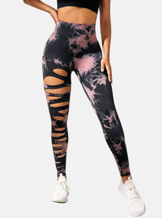 Legging Rosa/Preto Push Up