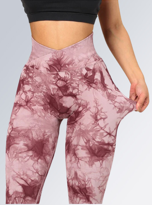 Legging Camuflada Rosa/Vinho Push Up