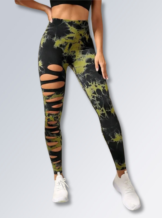 Legging Verde/Preto Push Up