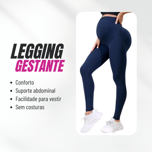 Legging Gestante Azul Escuro