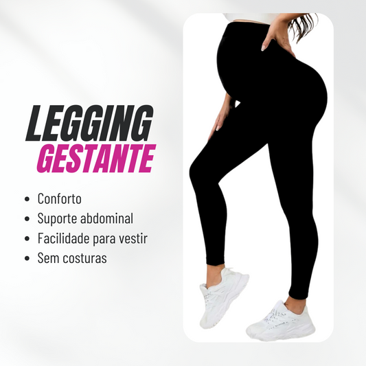 Legging Gestante Preta