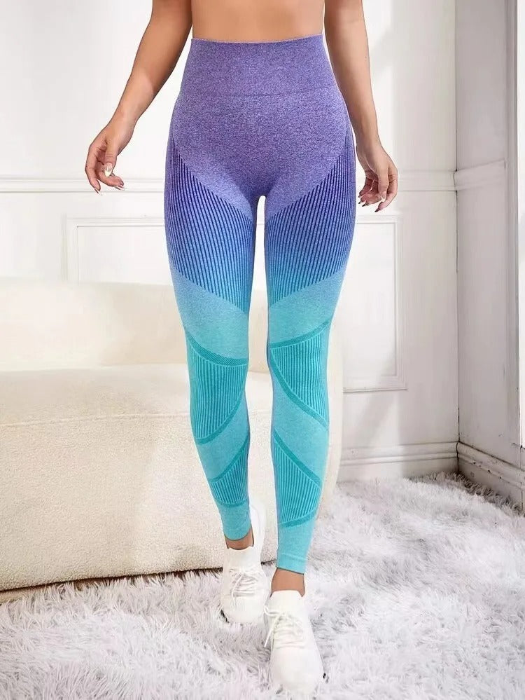 Legging Degradê Lilás/Azul PushUp