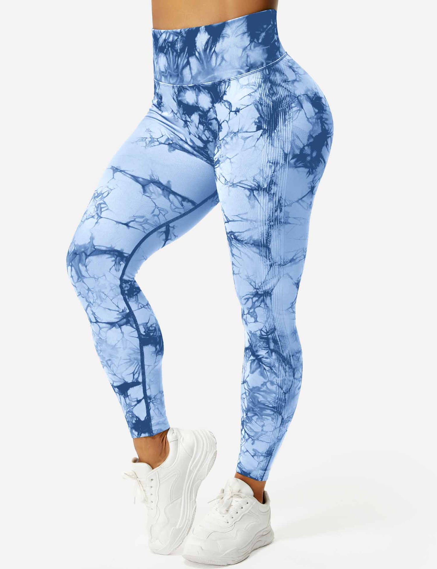 Legging Camuflada PushUp Azul Claro