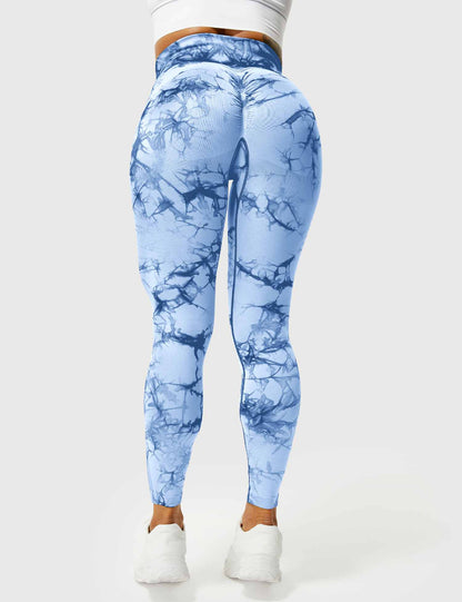 Legging Camuflada PushUp Azul Claro